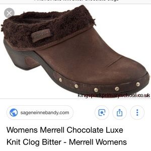 Women’s Merrell chocolate luxe knit bitter